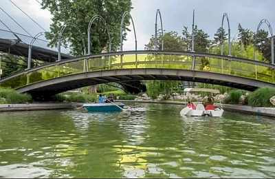 Podul emblematic din Parcul Drumul Taberei va fi reabilitat.