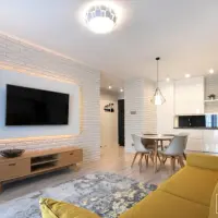 Design modern pentru un apartament cu 2 camere