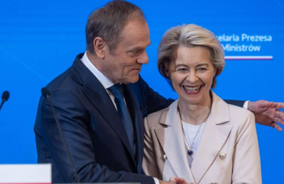 Ursula von der Leyen anunţă la Varşovia deblocarea fondurilor europene destinate Poloniei, o recunoaştere a eforturilor proeuropenilor în favoarea statului de drept