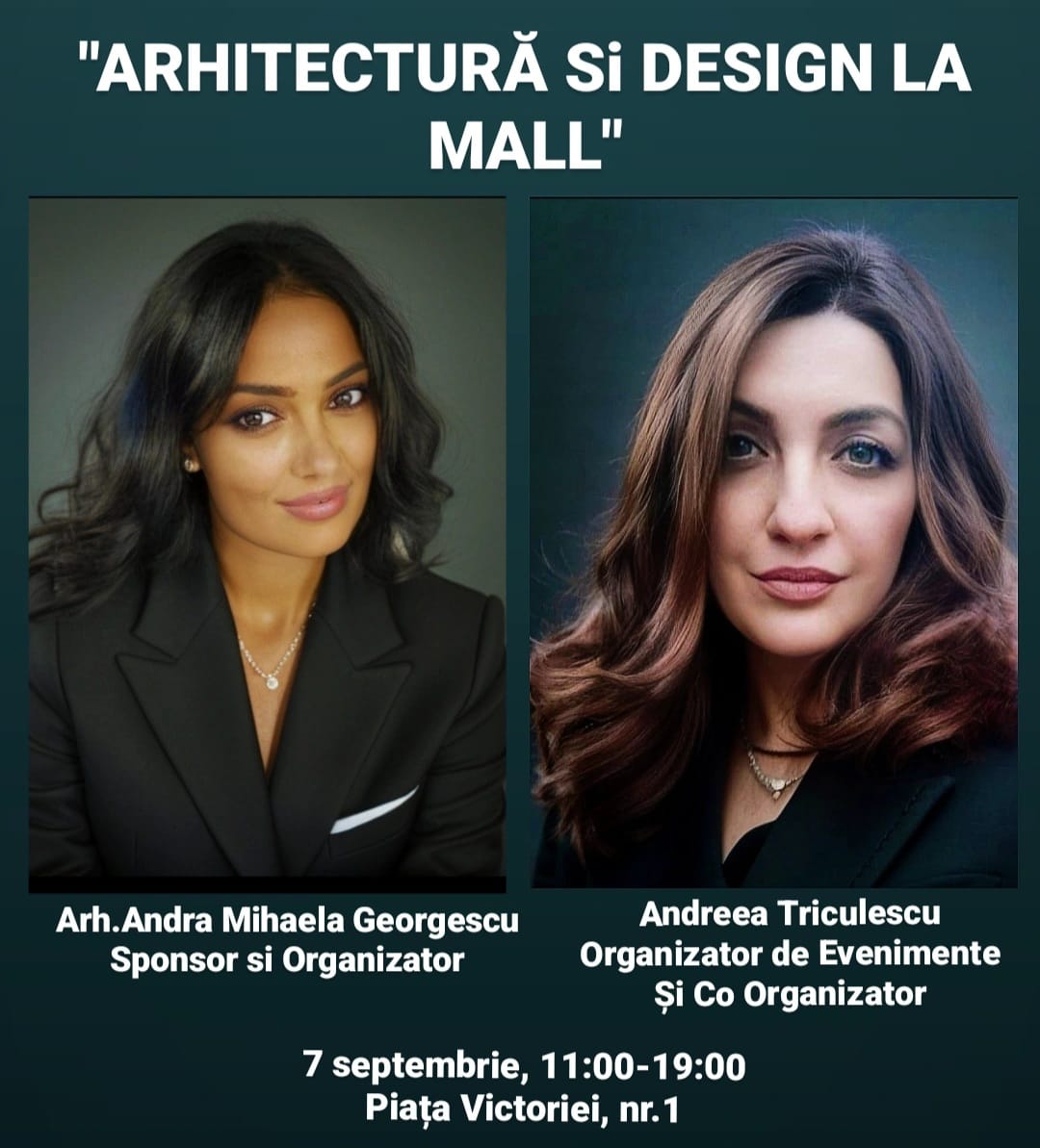 Vezi detalii despre evenimentul homedeco de la Ploiești: Arhitectură și Design la Mall by Arhitect Andra Mihaela Georgescu