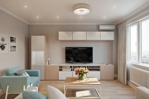 Proiect de amenajare pentru un apartament de 65 mp