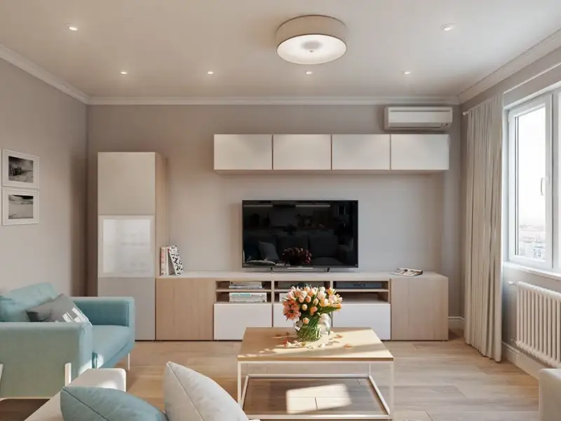 Proiect de amenajare pentru un apartament de 65 mp