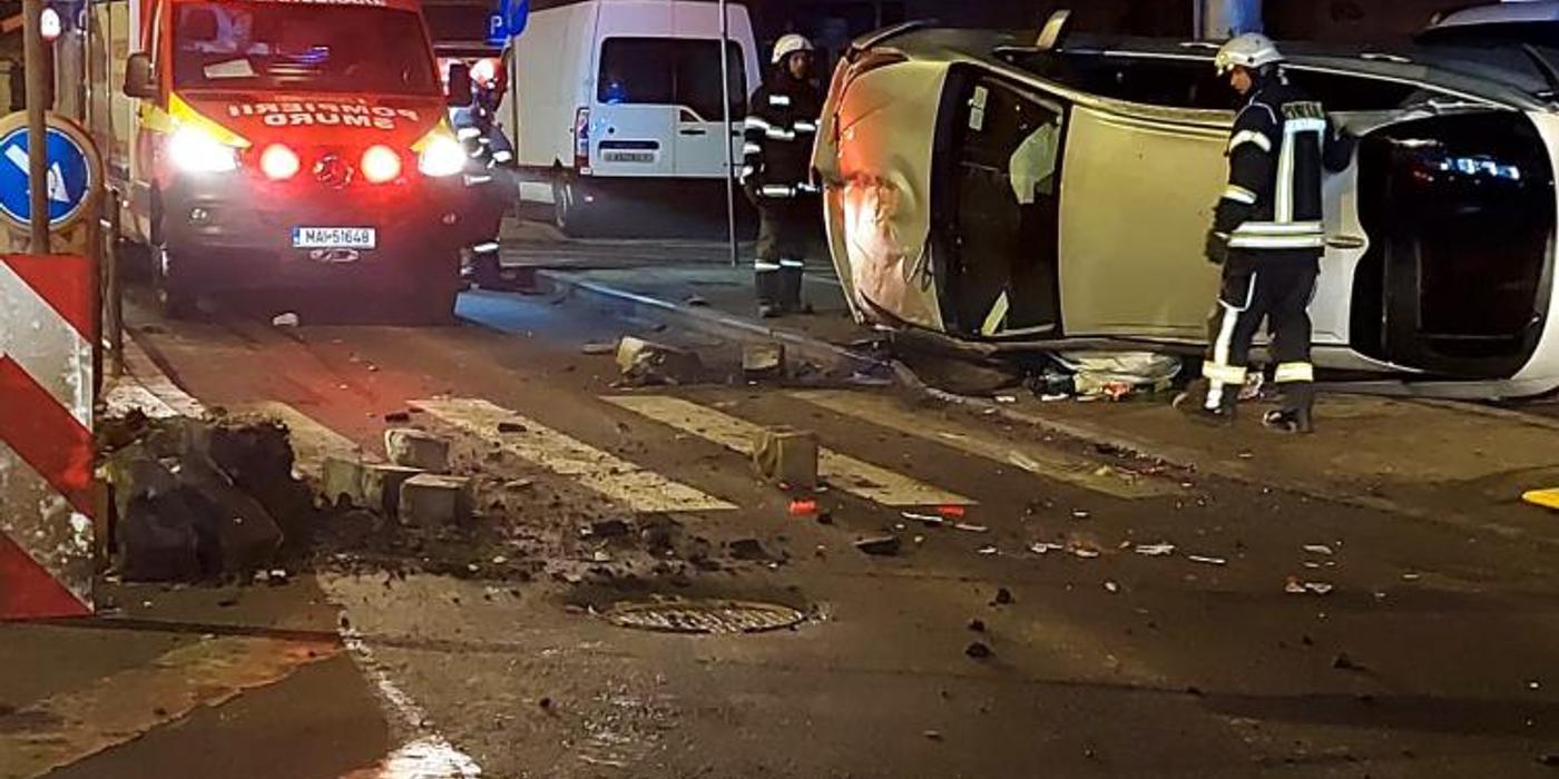 Accident rutier, marți seara, pe strada Oașului din Cluj-Napoca