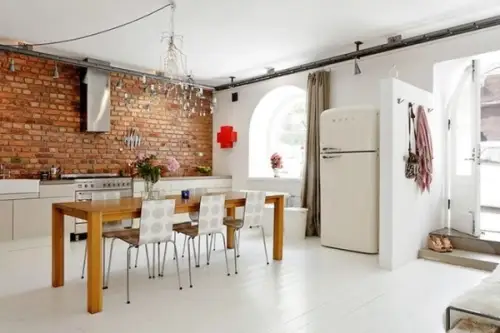 Peretele de caramida un accent industrial pentru casa ta