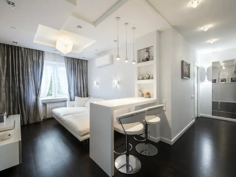 Amenajare moderna de apartament in tonuri vibrante