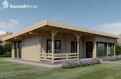 Case din grinzi eficiente energetic pentru camping și vacanțe, proiecte puse la punct de Arcso