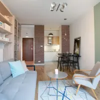 Apartament mic cu o amenajare minimalista