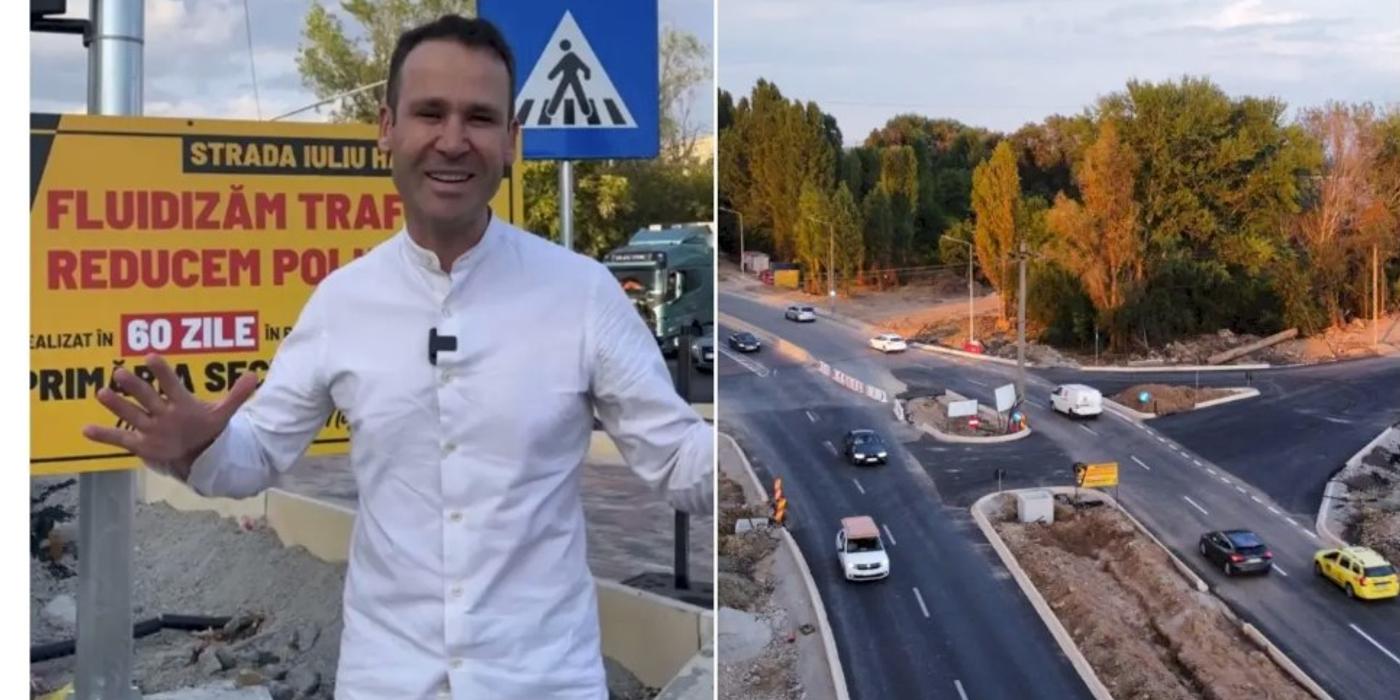 Vineri, 1 septembrie, a fost deschis traficul pe noul bulevard Iuliu Hațieganu, din Sectorul 3 al Capitalei