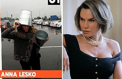 Cum s-a protejat preafrumoasa cântăreață Anna Lesko de potopul din București?