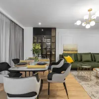 Stil contemporan cu insertii clasice Amenajare eleganta apartament de 3 camere din Bucuresti