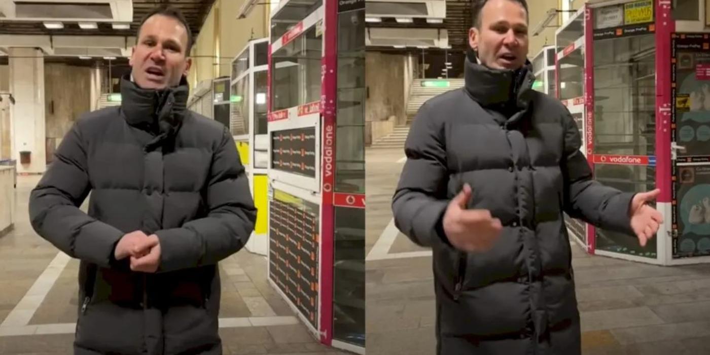 Primarul Sectorului 3, Robert Negoiță, s-a urcat în metrou și a mers în vizită la Piața Unirii