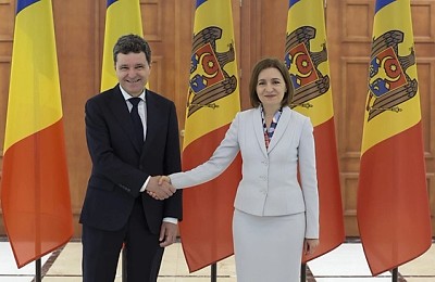 Președintele Maia Sandu:,,Dacă Moldova ar cădea pe mâna Rusiei, nu doar Chișinăul ar fi amenințat, ci și Bucureștiul”