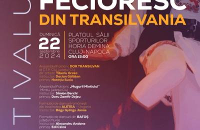 Duminică, 22 septembrie 2024, la Cluj-Napoca, are loc cea de-a 38-a ediție a Festivalului Jocului Fecioresc din Transilvania