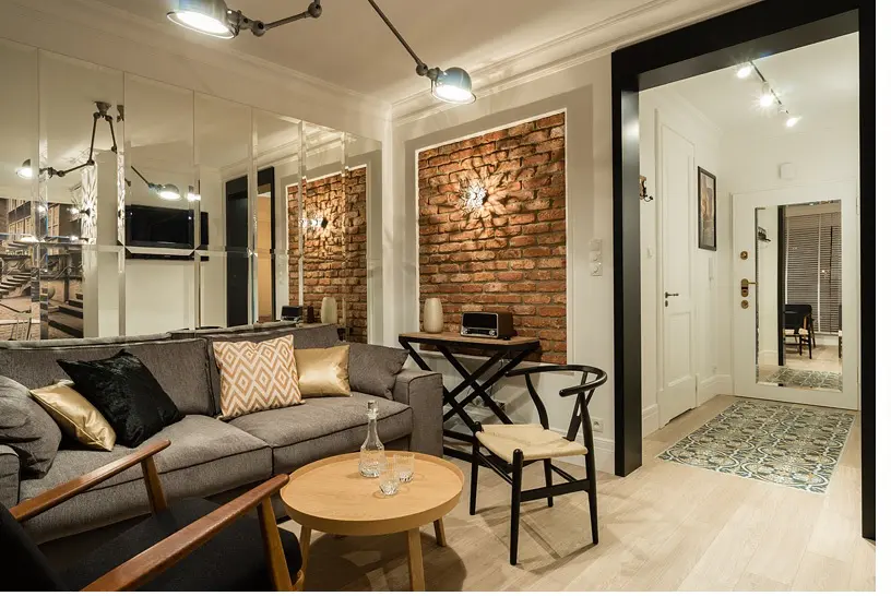 Un apartament mic amenajat cu stil