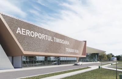Lucrările la noul terminal de Plecări Externe al Aeroportului Timişoara sunt la jumătate/ Ministrul Transporturilor: Îşi menţin ritmul de a termina până la sfârşitul anului