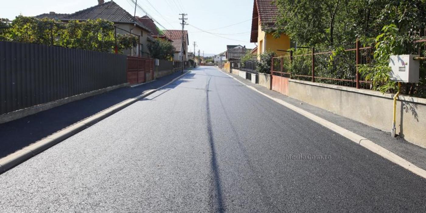 Strada Ponorel din Turda a fost în sfârșit modernizată