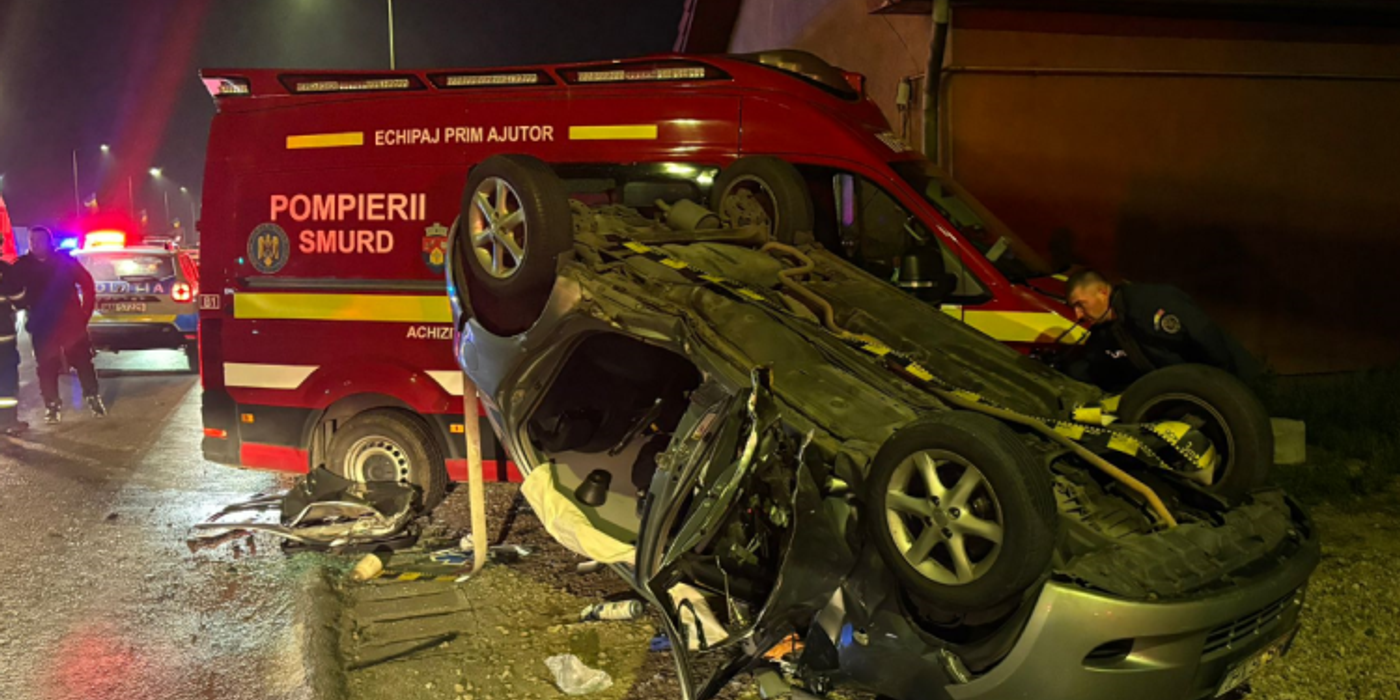 Accident grav, aseară, în Florești, județul Cluj
