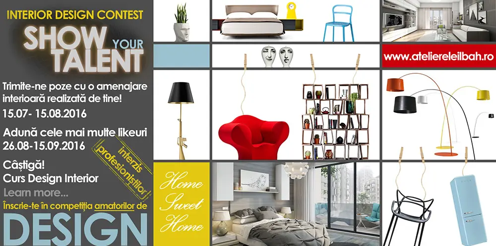 Concurs de design interior organizat de Atelierele Ilbah