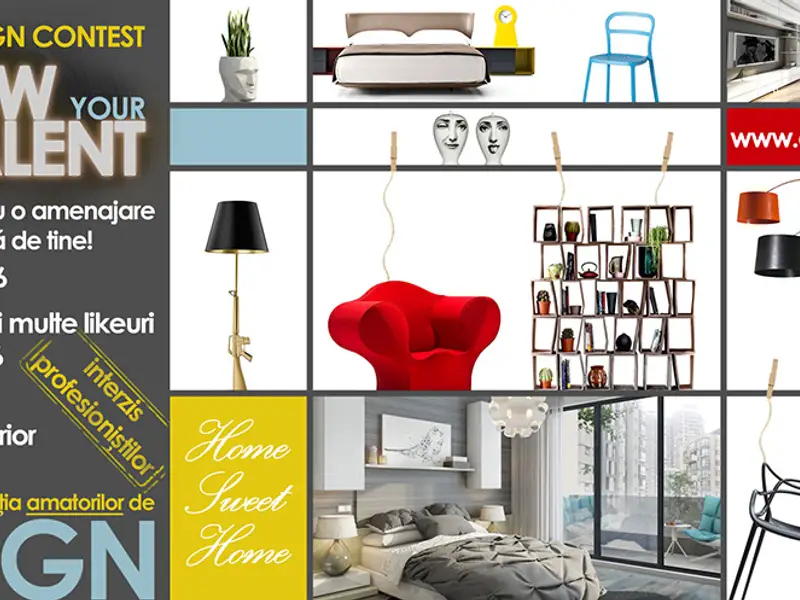 Concurs de design interior organizat de Atelierele Ilbah