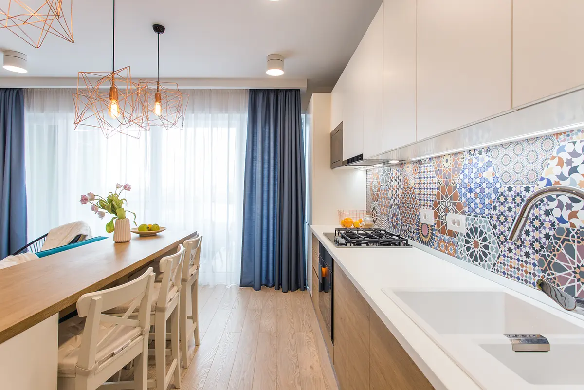 Apartament luminos si colorat amenajat in Oradea