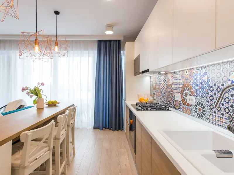 Apartament luminos si colorat amenajat in Oradea