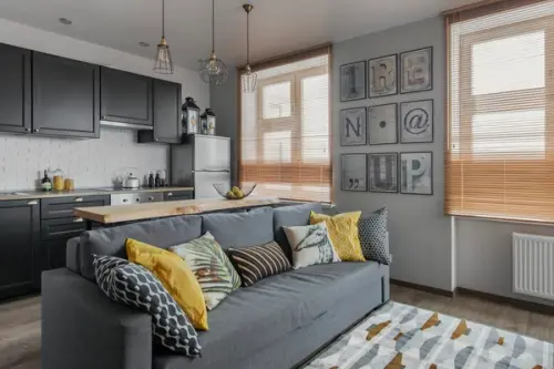 Spatiu de 33 mp cu un decor minimal