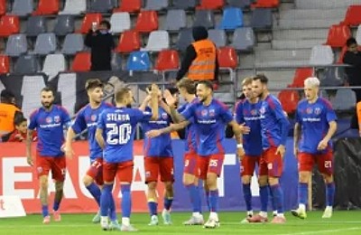 DIN NOU! Steaua întoarce scorul și cu Sepsi și ia toate punctele