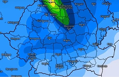 Prognoza meteo ANM pentru sfârșitul de săptămână, 18-19 ianuarie