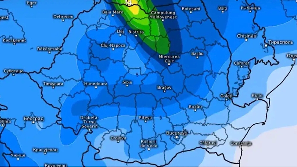 Prognoza meteo ANM pentru sfârșitul de săptămână, 18-19 ianuarie