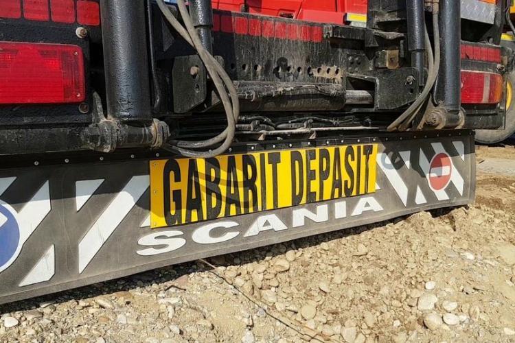 Atenție, șoferi! Mai multe transporturi agabaritice vor trece prin Județul Cluj, în perioada 29 octombrie-6 noiembrie 2024