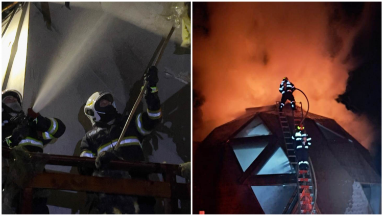 Ieri seară a avut loc un incendiu la o casă din localitatea Casele Micești, comuna Feleacu