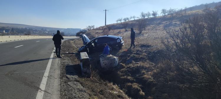 Un accident rutier a avut loc astăzi în localitatea Mărtinești