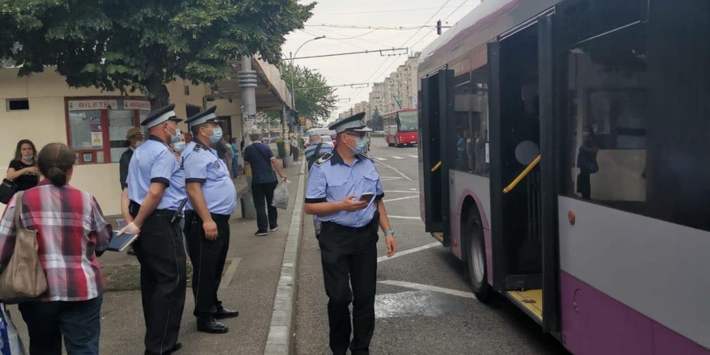 Razie în mijloacele de transport în comun a polițiștilor clujeni în perioada 7-10 martie 2023