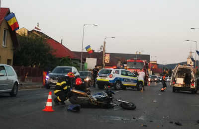 Accident grav, aseară, pe drumul european din comuna Florești, județul Cluj
