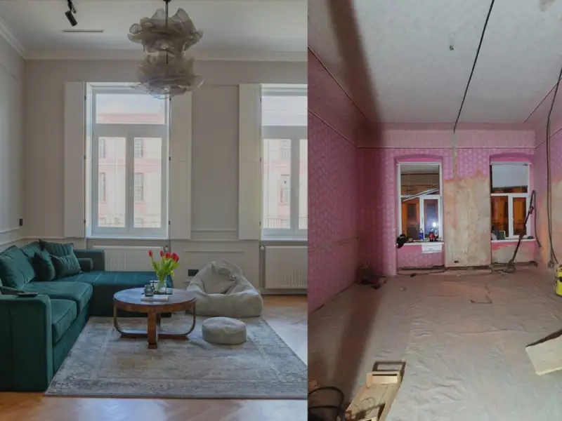 Stilul eclectic si iubirea pentru mobila veche in renovarea unui apartament din Timisoara