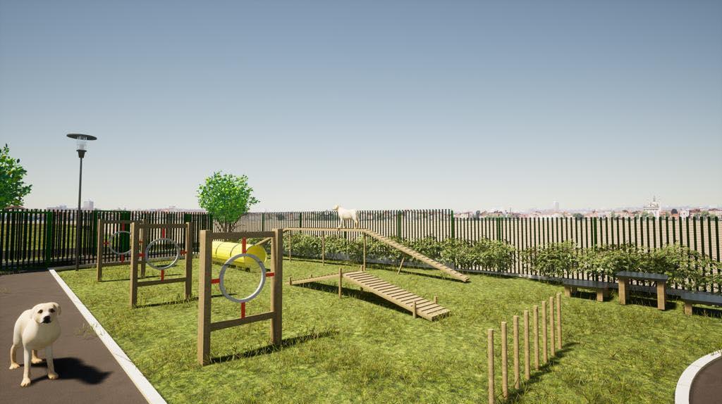 Au început lucrările pentru amenajarea unui parc destinat animalelor de companie în apropierea Parcului Poligon din Florești