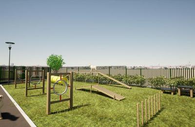 Au început lucrările pentru amenajarea unui parc destinat animalelor de companie în apropierea Parcului Poligon din Florești