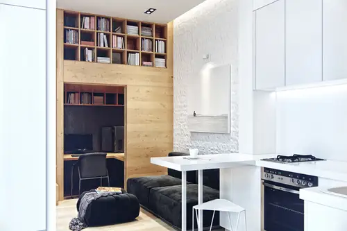 Loft din Kiev de 20 de metri patrati, elegant si confortabil