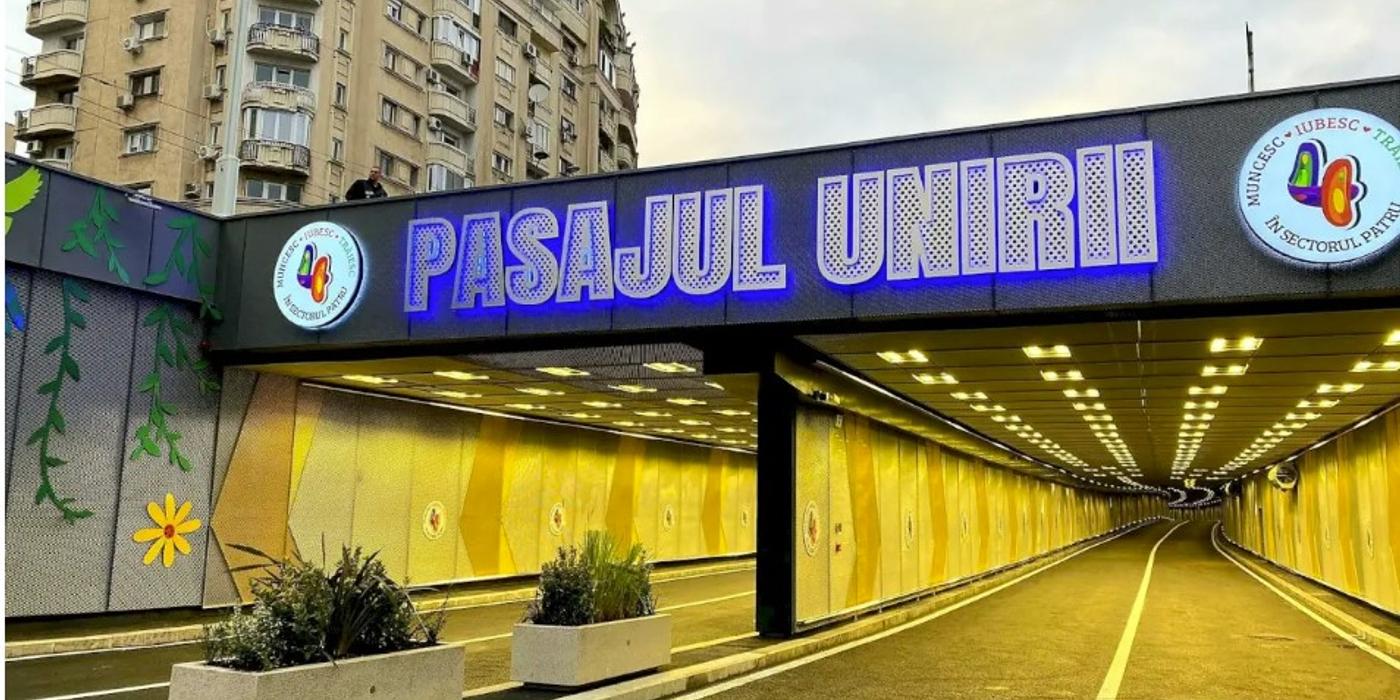 Șoferii care rămân blocați în Pasajul Unirii vor fi nevoiți să achite un tarif de 30.000 de lei cu TVA