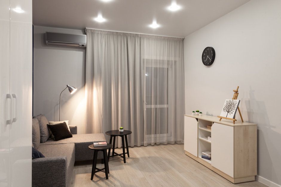 Apartament de 42 mp transformat intr-unul de 2 camere