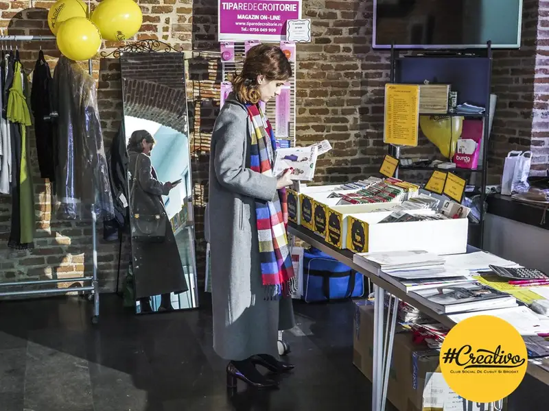 A patra editie de succes a clubului pasionatilor de cusut si brodat Creativo