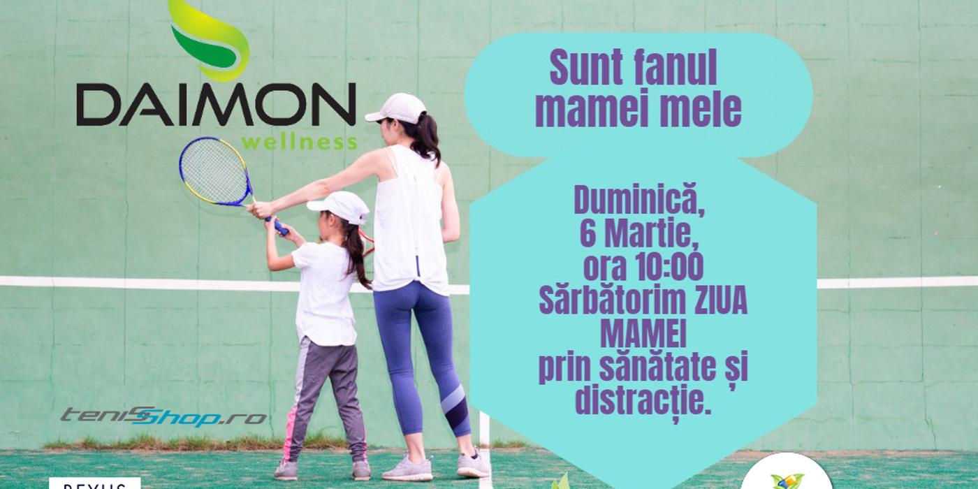 Sunt fanul mamei mele: eveniment de sănătate și distracție dedicat mamelor în cadrul Clubului de Tenis Daimon