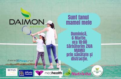 Sunt fanul mamei mele: eveniment de sănătate și distracție dedicat mamelor în cadrul Clubului de Tenis Daimon