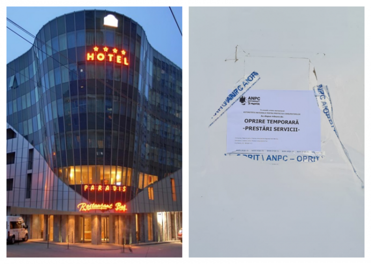Control al inspectorilor ANPC la Hotelul Paradis din minicipiul Cluj-Napoca