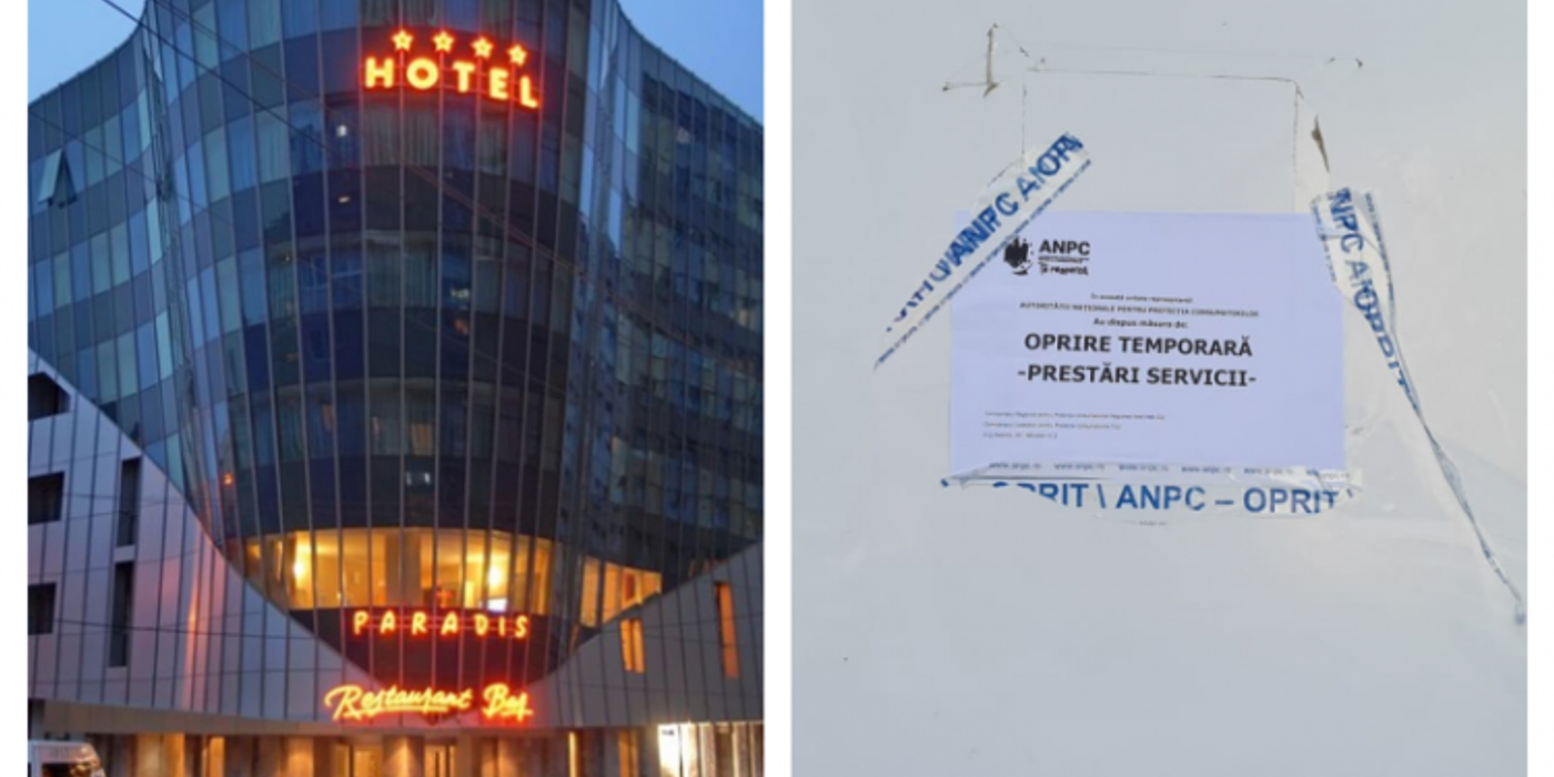 Control al inspectorilor ANPC la Hotelul Paradis din minicipiul Cluj-Napoca