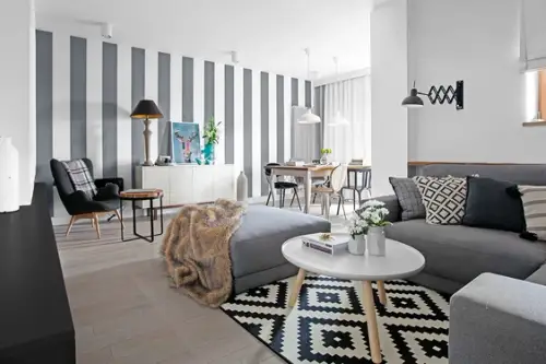 Amenajare in 80 mp excelent realizata in stil nordic