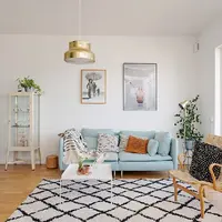 Apartament open space din Suedia. O amenajare care emana liniste si calm