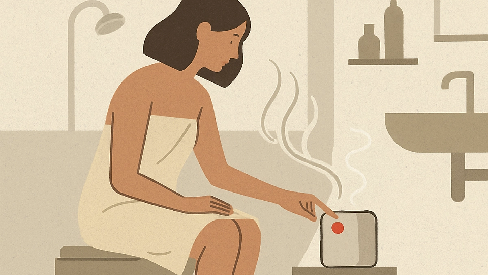 Spa cu aburi smart – mini wellness în baie