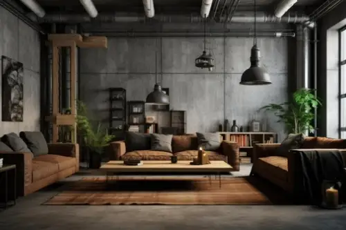 Stilul industrial în sufragerie. Care sunt tendințele