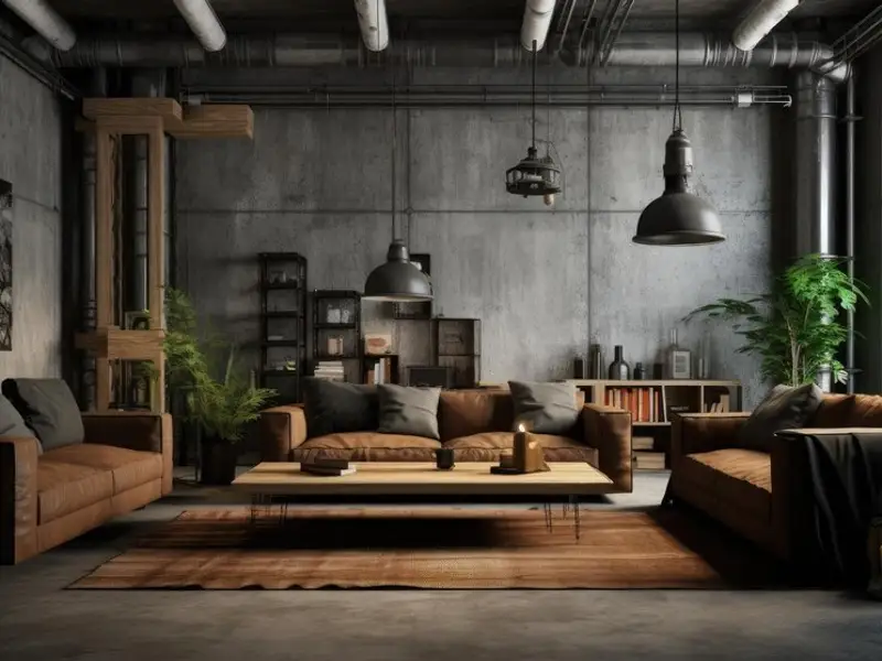 Stilul industrial în sufragerie. Care sunt tendințele